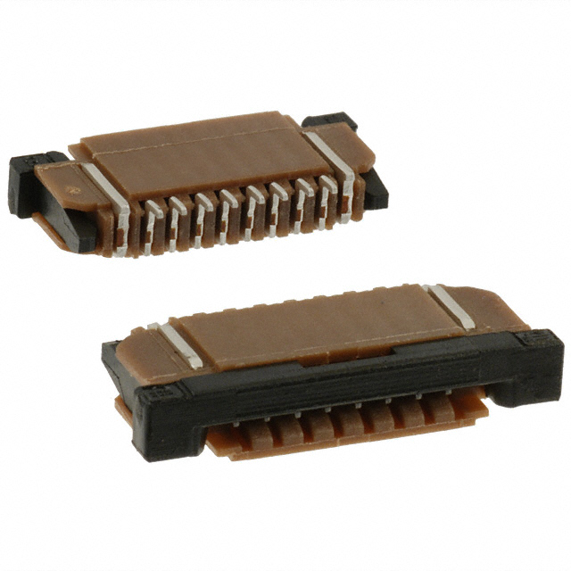 CONN FFC FPC BOTTOM 8POS 1MM R/A