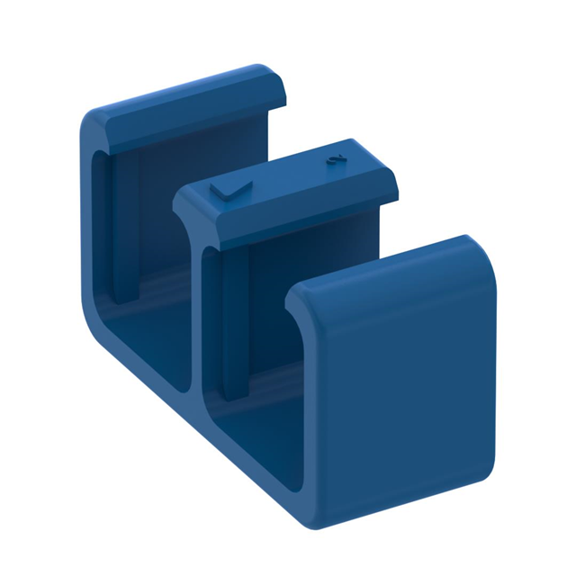 LC DUPLEX REMOVABLE CLIP BLUE