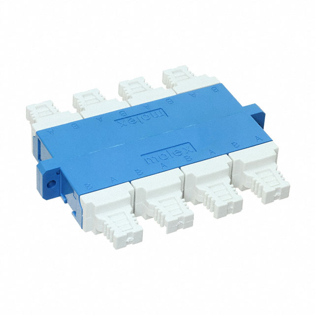 CONN COUPLER RCPT LC-LC 8-PLEX