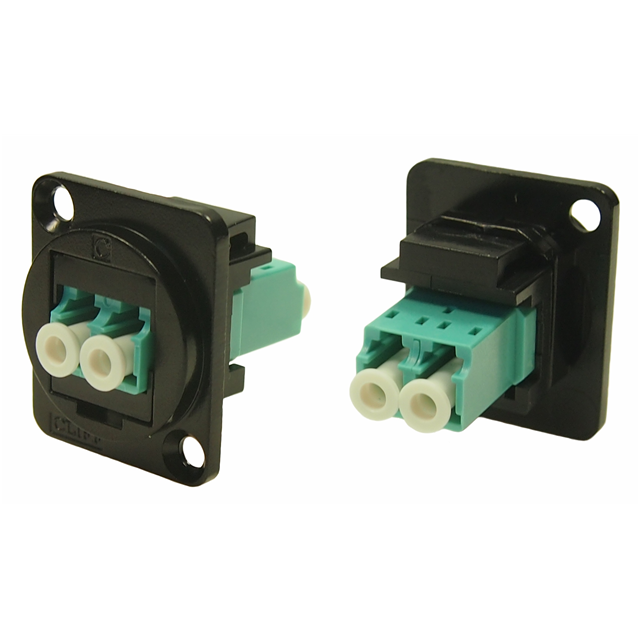 FT BLK METAL LC OM3 DUPLEX CSK
