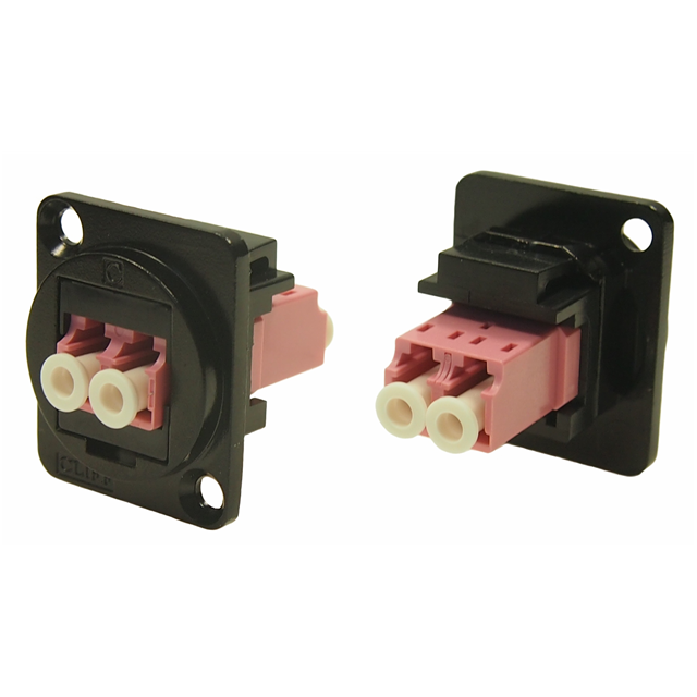 FT BLK METAL LC OM4 DUPLEX CSK