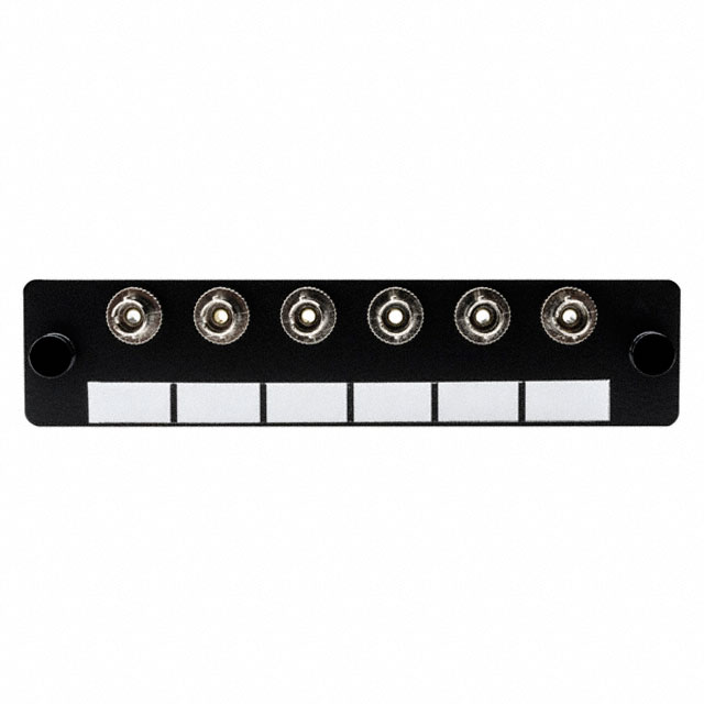 CONN COUPLER RCPT ST-ST 6-PLEX