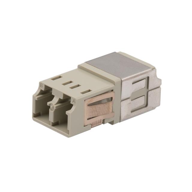 FIBER COUPLER, LC/LC DUPLEX, WHI