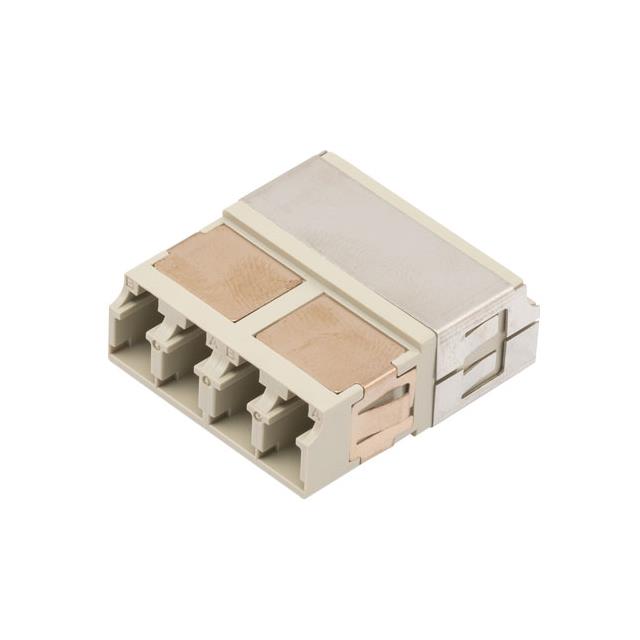 FIBER COUPLER, LC/LC QUAD, TRANS