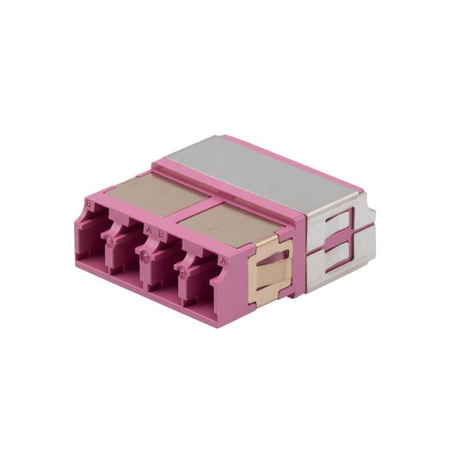 FIBER COUPLER, LC/LC QUAD, TRANS