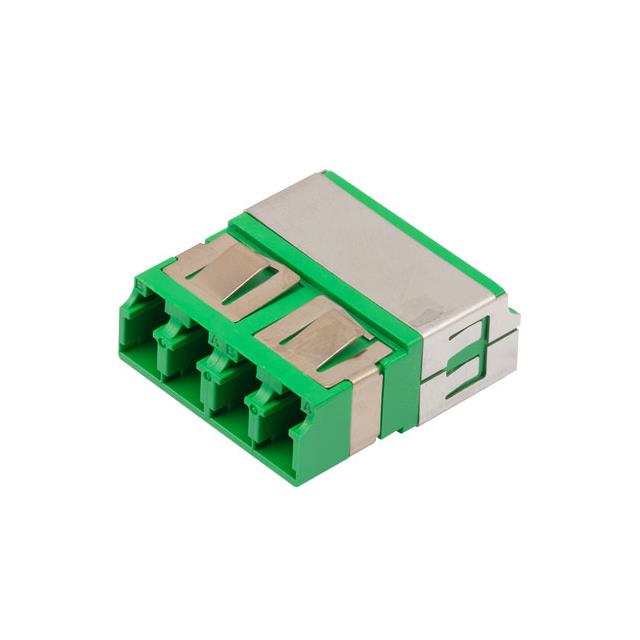 FIBER COUPLER, LC/LC QUAD, WHITE