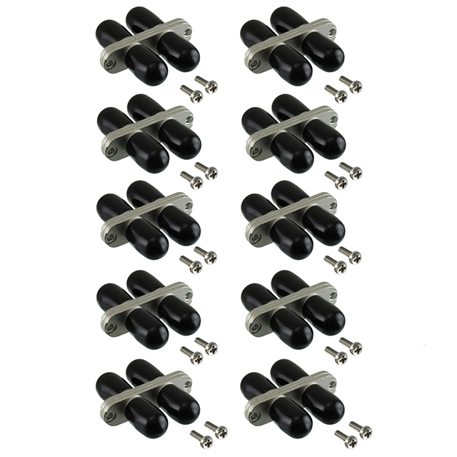 CONN ADPTR ST DUPLEX METAL 1=10