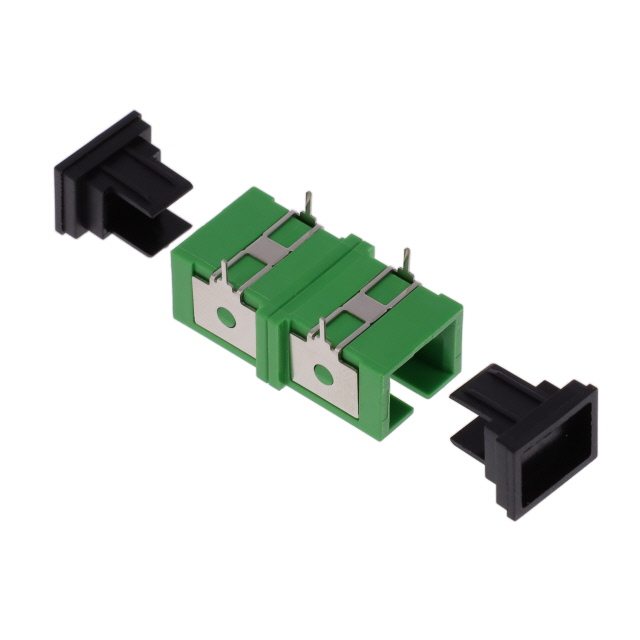 SC/APC ADAPTER, SIMPLEX, SHORT-E
