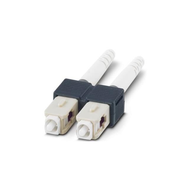 CONN FIBER SC PLUG DUPLEX 125UM