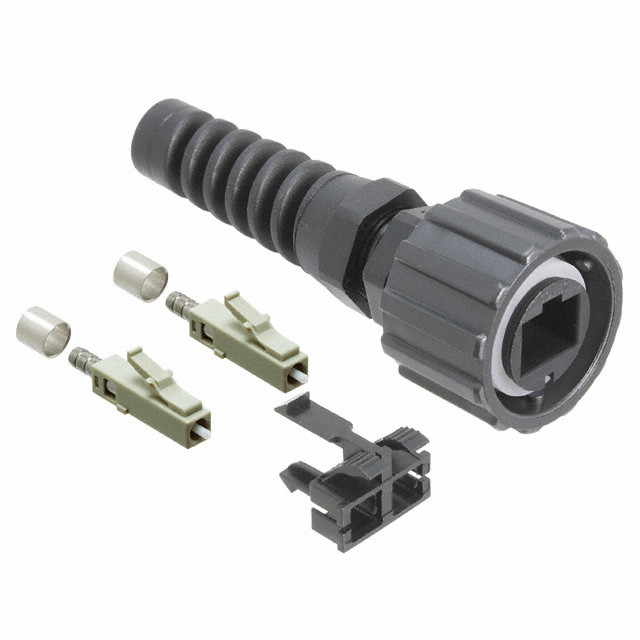 CONN FIBER LC PLUG DUPLX