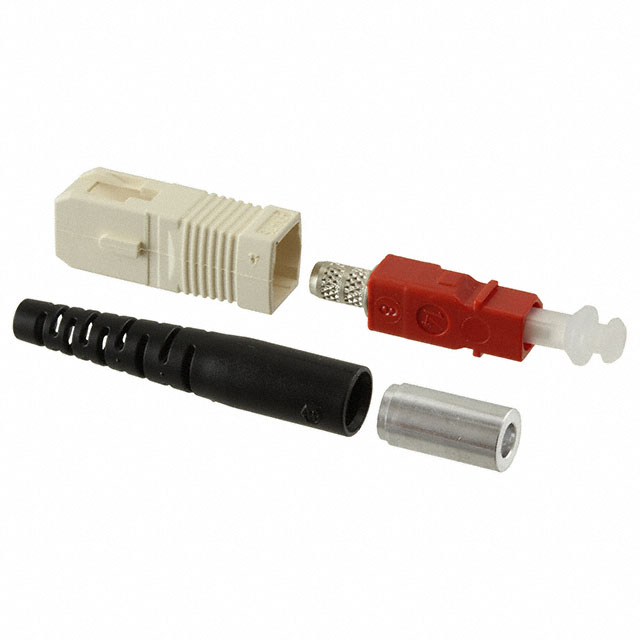CONN FIBER SC PLUG SMPLX 125UM