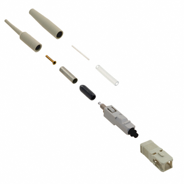 CONN FIBER SC PLUG SMPLX 125UM
