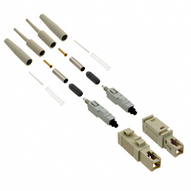CONN FIBER SC PLUG DUPLX 125UM