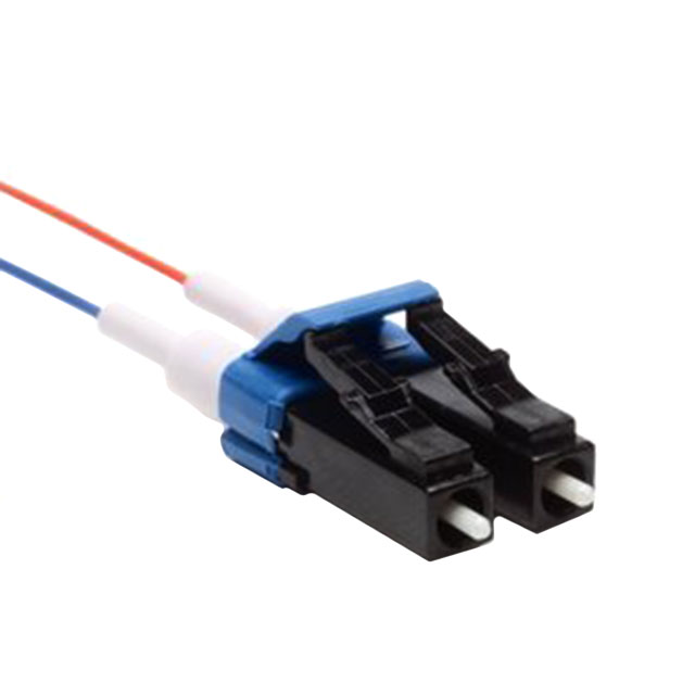 CONN FIBER LC PLUG DUPLX 125UM