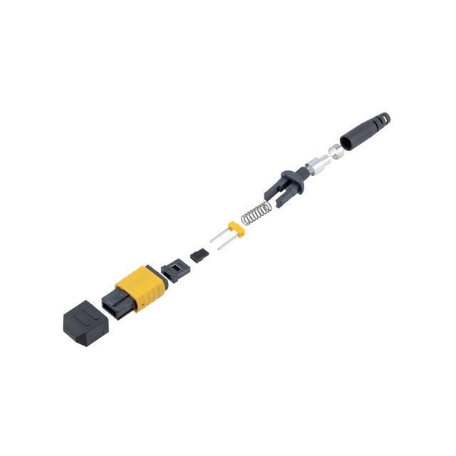 FIBER CONNECTOR, MPO MALE, 12 FI