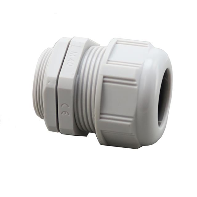 PLAST.CABLE GLAND W/NUT END GAS.