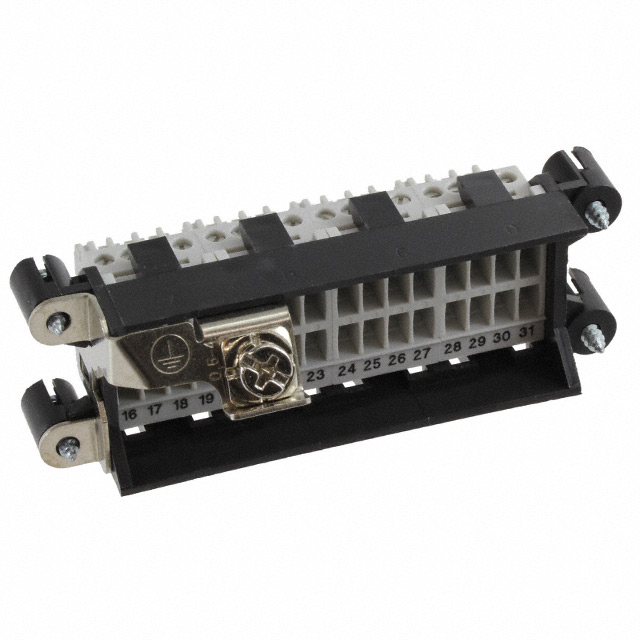 CONN FRAME AND INSERT 31+GND