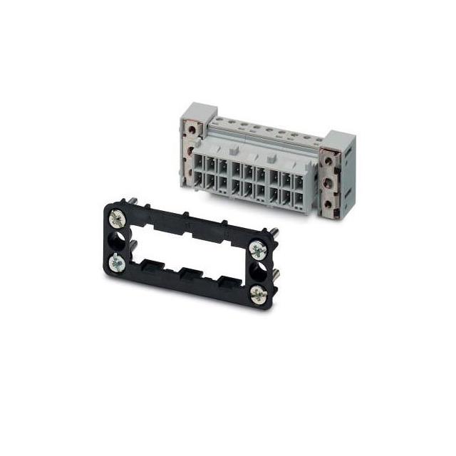 CONN FRAME AND INSERT 17+GND