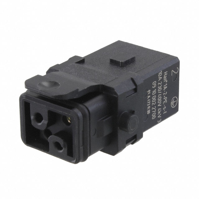 1A 2+PE FEMALE SCREW INSERT WITH