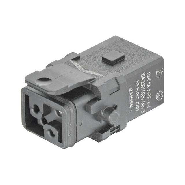1A 2+PE FEM SCREW INSERT SLATCH