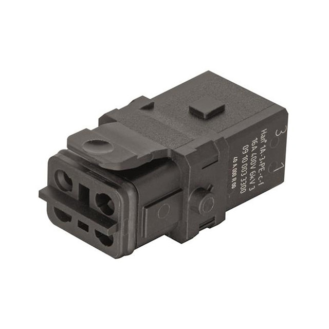 1A 3+PE FEMALE CRIMP INSERT WITH