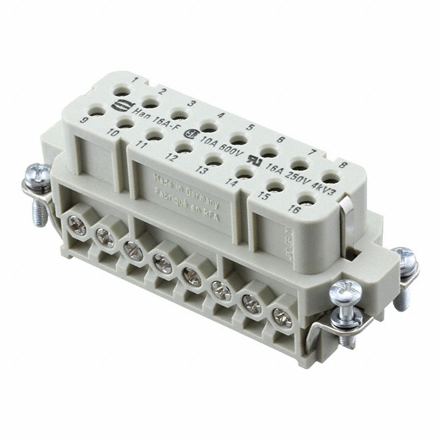 HAN 16A FEMALE SCREW TERMINAL IN