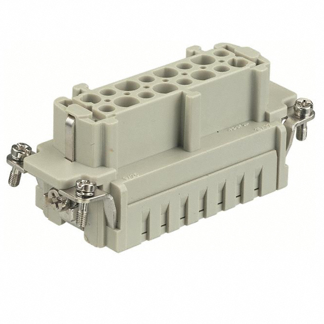 INSERT FEMALE 16POS+1GND CRIMP