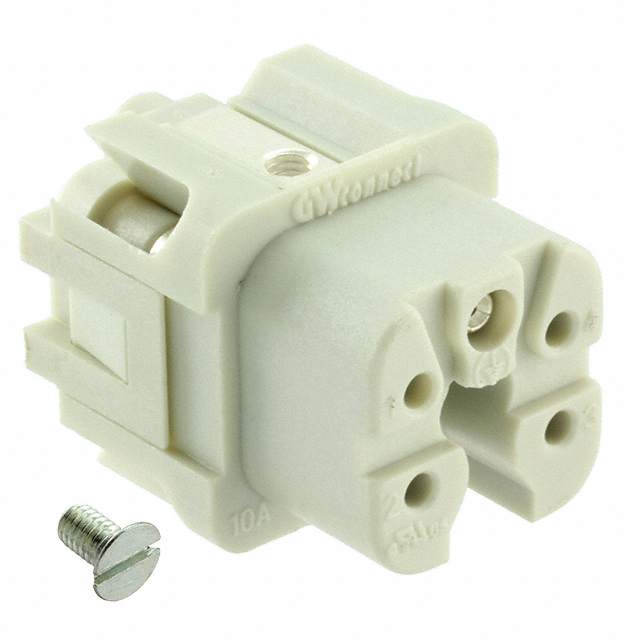 4P FEMALE INSERT 10A 250V, UL600