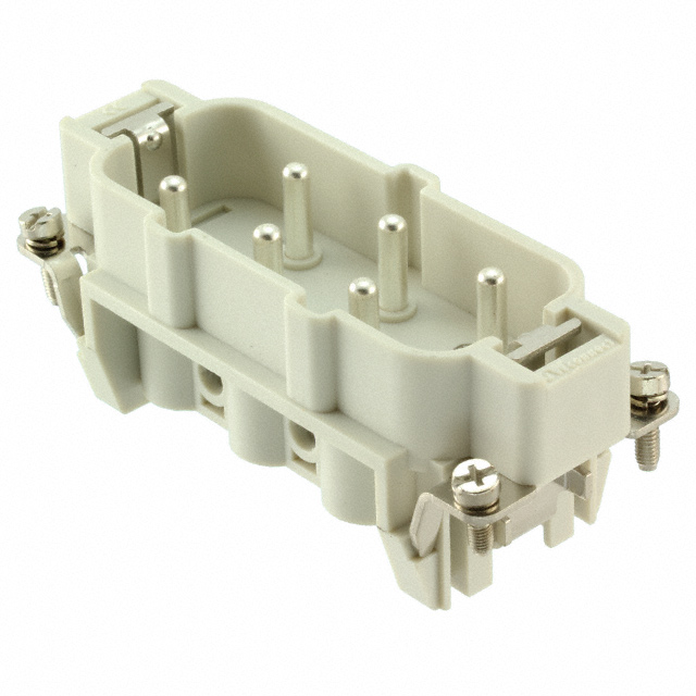 6P + PE MALE INSERT 35A 830V/UL