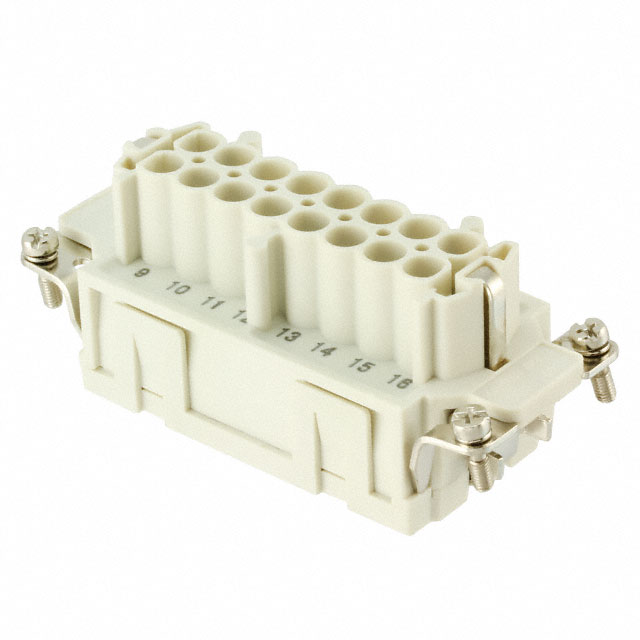16P + PE FEMALE INSERT 16A 500V/