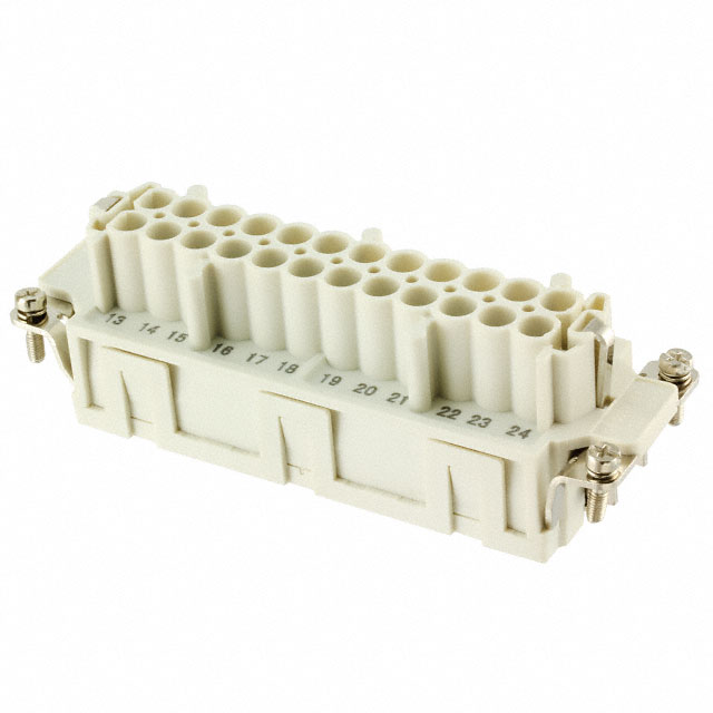 24P+PE FEMALE INSERT 16A 500V/UL