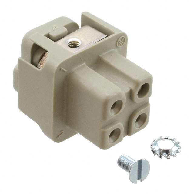 INSERT FEMALE 3POS+1GND SCREW