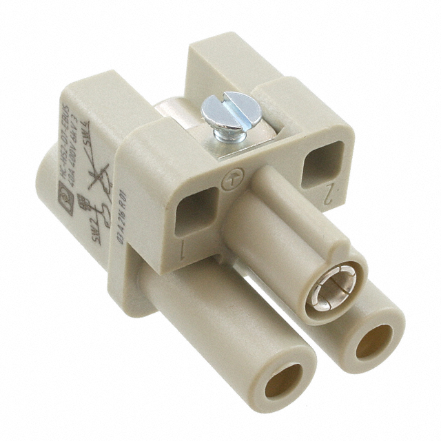 INSERT FEMALE 2POS+1GND SCREW