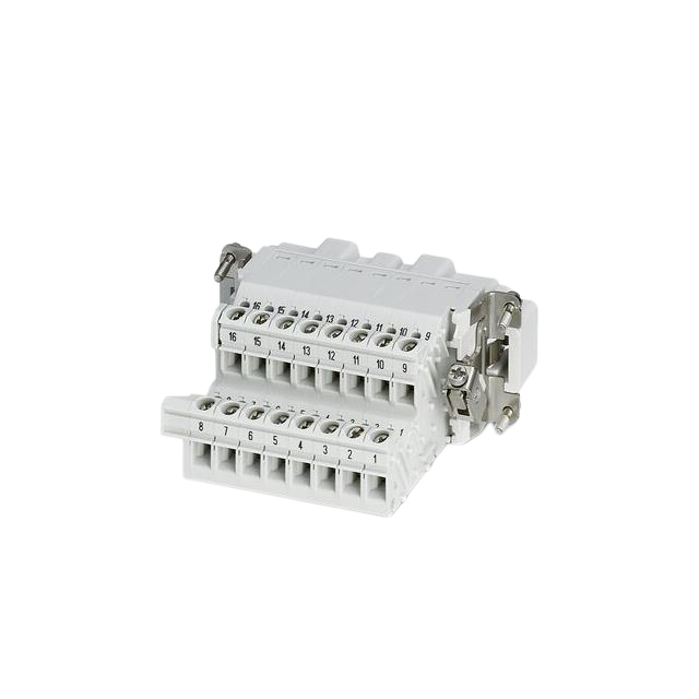 INSERT MALE 16P+1GND TERM BLOCK
