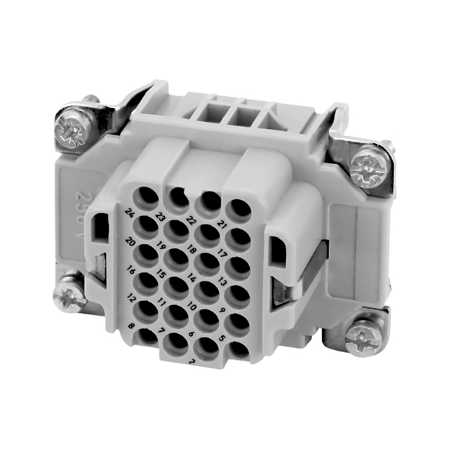 INSERT FEMALE 24POS+1GND CRIMP