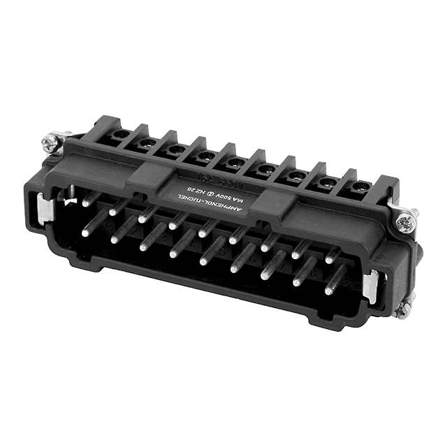 INSERT MALE 16+2POS+1GND SCREW