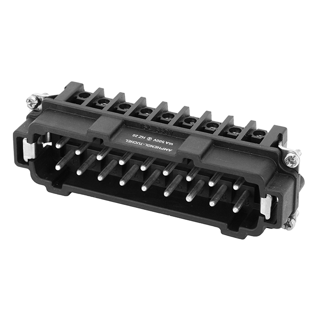 INSERT MALE 16+2POS+1GND SCREW