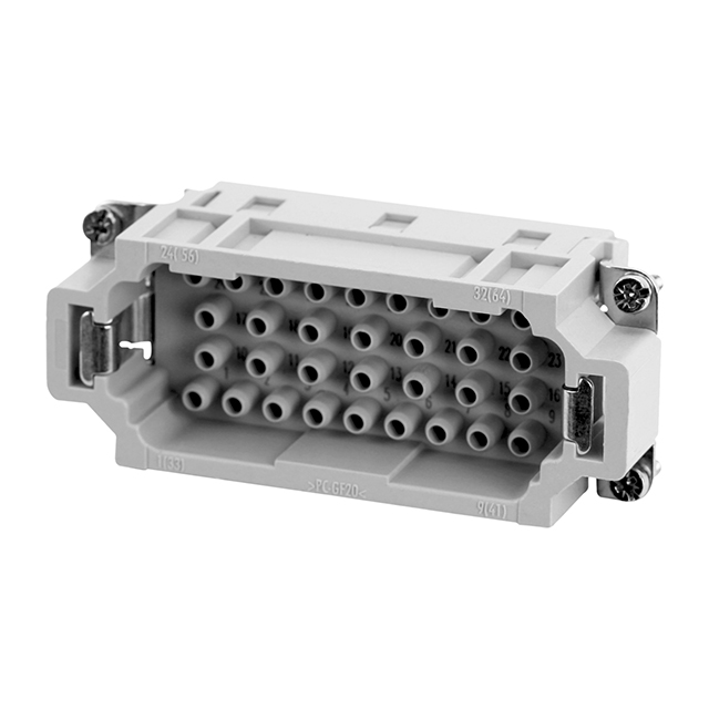 INSERT MALE 32POS+1GND CRIMP