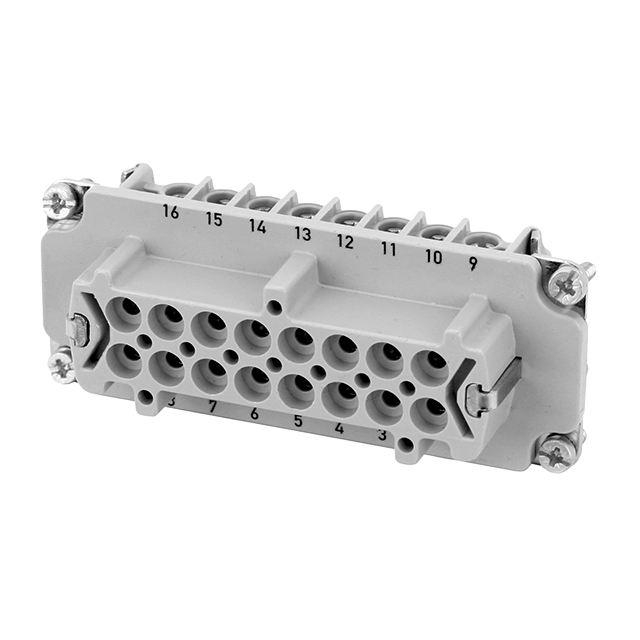 INSERT FEMALE 6+2POS+1GND SCREW
