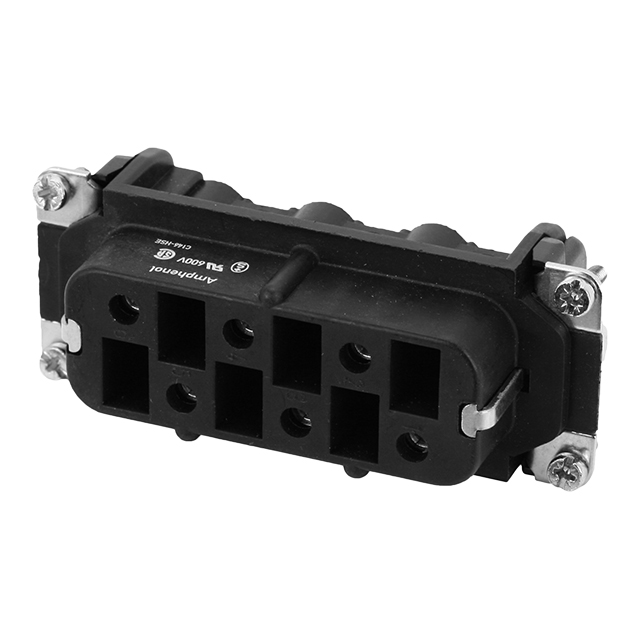INSERT FEMALE 6POS+1GND SCREW