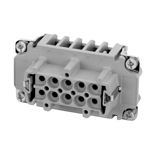 INSERT FEMALE 10POS+1GND CRIMP