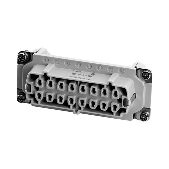 INSERT FEMALE 16POS+1GND CRIMP