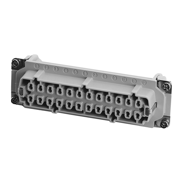 INSERT FEMALE 24POS+1GND CRIMP