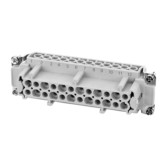 INSERT FEMALE 24POS+1GND SCREW