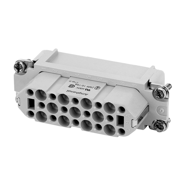 INSERT FEMALE 25POS+1GND CRIMP