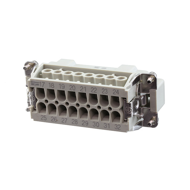 INSERT MALE 16POS+GND SCREW