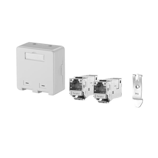 RJ45 KEYSTONE E-DAT MODULE, 2 PO