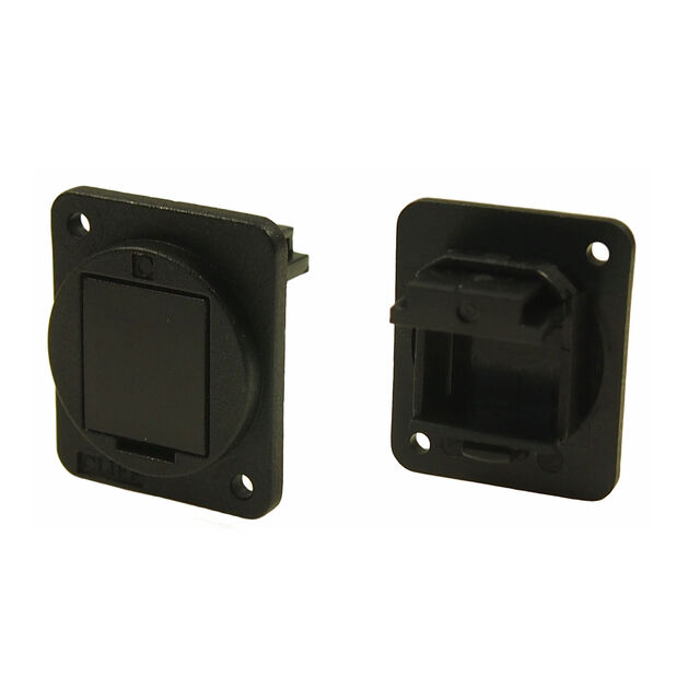 BLANKING PLATE BLACK PLASTIC FRA