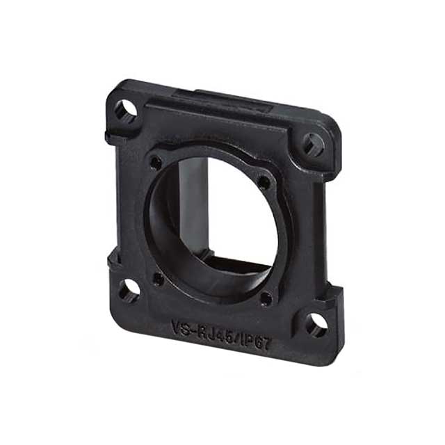 MOD FRAME 1PORT BLACK