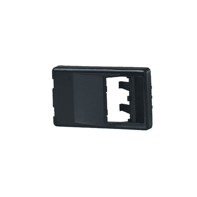 FURNITURE FACEPLATE, 2 PORT, ANG